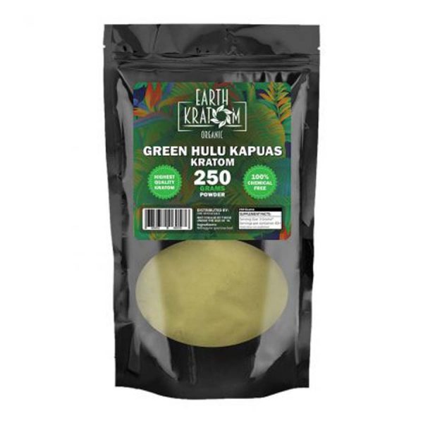 Green Hulu Kapuas Powder By Earth Kratom - Image 2