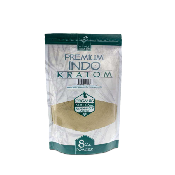 Green Vein Indo Kratom Powder By Whole Herbs - Image 2